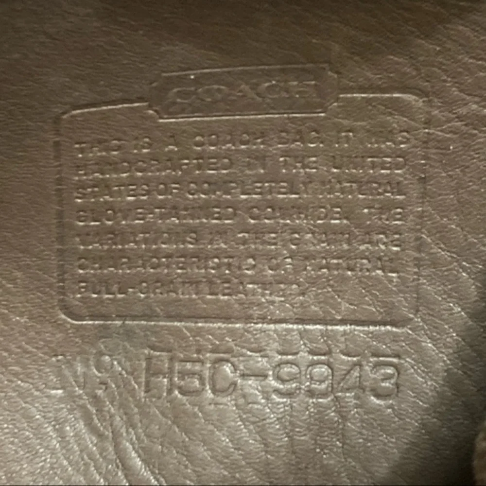 Coach RARE unisex classic backpack 9943 in brown leather (mocha?) 1995 - Picture 11 of 16